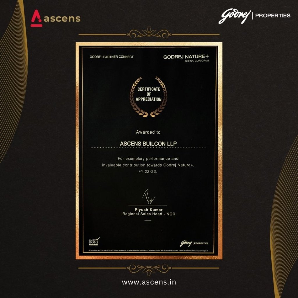 Ascens Award From Godrej