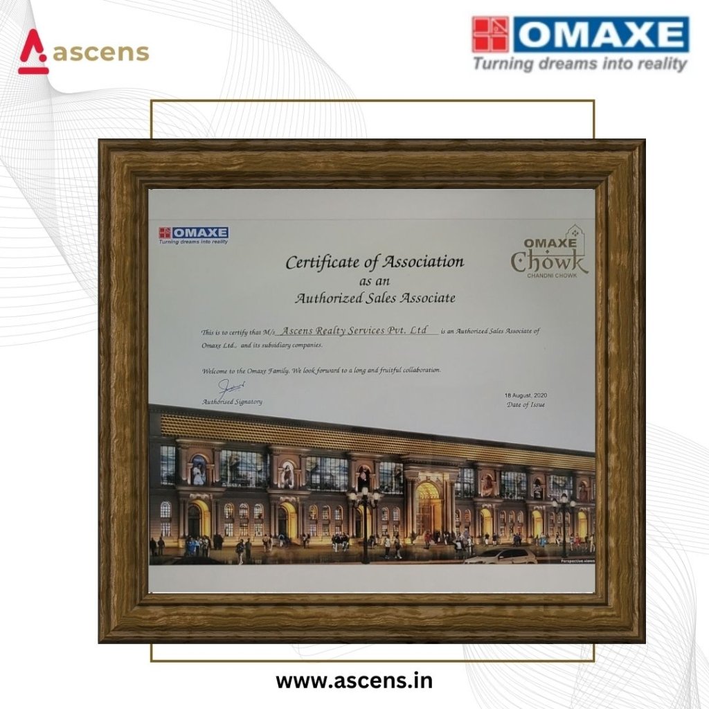 Ascens Award From Omaxe